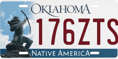 OK license plate 176ZTS