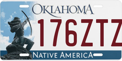 OK license plate 176ZTZ