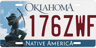 OK license plate 176ZWF