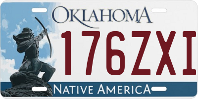 OK license plate 176ZXI