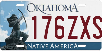 OK license plate 176ZXS