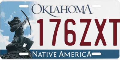 OK license plate 176ZXT