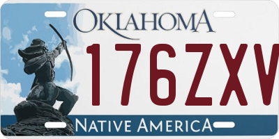 OK license plate 176ZXV