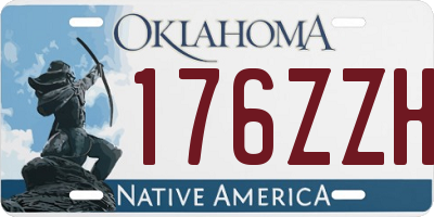 OK license plate 176ZZH