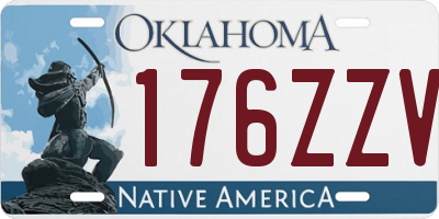 OK license plate 176ZZV