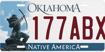 OK license plate 177ABX