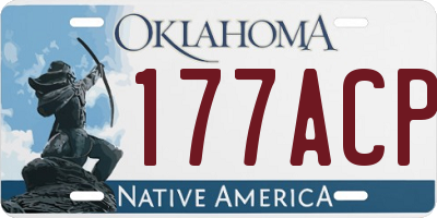OK license plate 177ACP