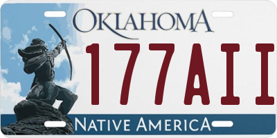 OK license plate 177AII