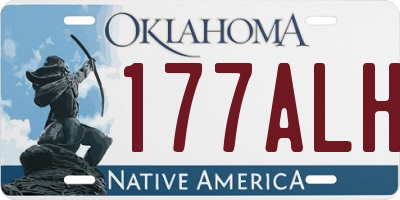 OK license plate 177ALH