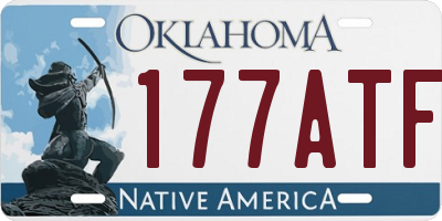 OK license plate 177ATF