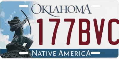 OK license plate 177BVC