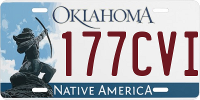 OK license plate 177CVI