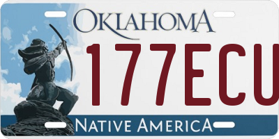 OK license plate 177ECU