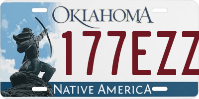 OK license plate 177EZZ