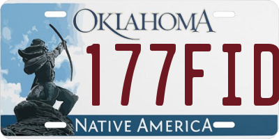 OK license plate 177FID