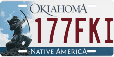 OK license plate 177FKI