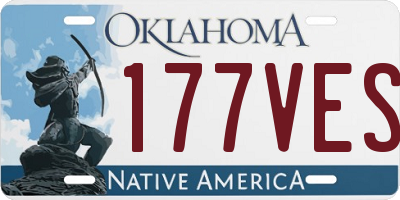 OK license plate 177VES