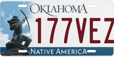 OK license plate 177VEZ