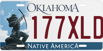 OK license plate 177XLD