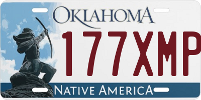 OK license plate 177XMP
