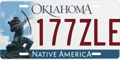 OK license plate 177ZLE