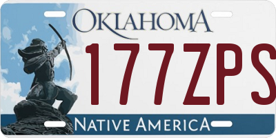 OK license plate 177ZPS