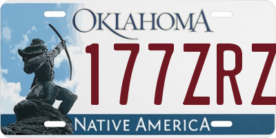 OK license plate 177ZRZ