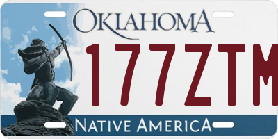 OK license plate 177ZTM