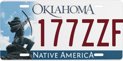 OK license plate 177ZZF