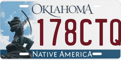 OK license plate 178CTQ