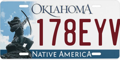 OK license plate 178EYV