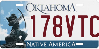 OK license plate 178VTC