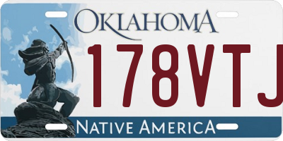 OK license plate 178VTJ