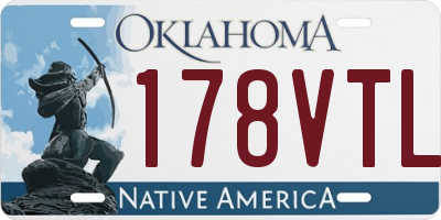 OK license plate 178VTL