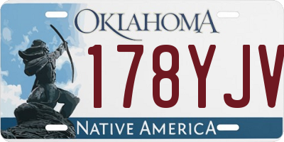 OK license plate 178YJV