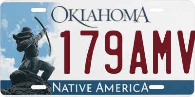 OK license plate 179AMV