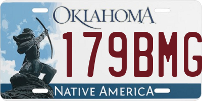 OK license plate 179BMG