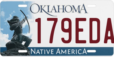 OK license plate 179EDA