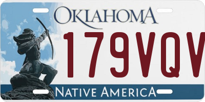 OK license plate 179VQV