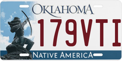OK license plate 179VTI