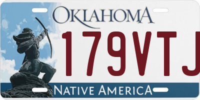 OK license plate 179VTJ