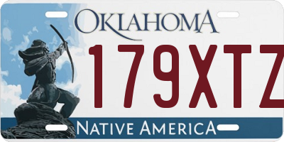 OK license plate 179XTZ