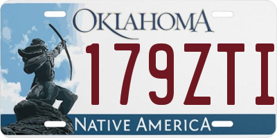 OK license plate 179ZTI