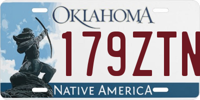 OK license plate 179ZTN