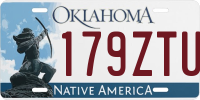OK license plate 179ZTU
