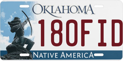 OK license plate 180FID