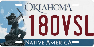 OK license plate 180VSL