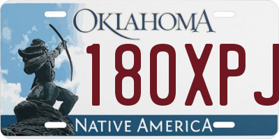 OK license plate 180XPJ