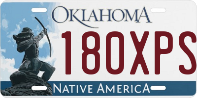 OK license plate 180XPS