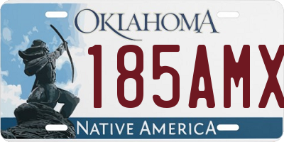 OK license plate 185AMX